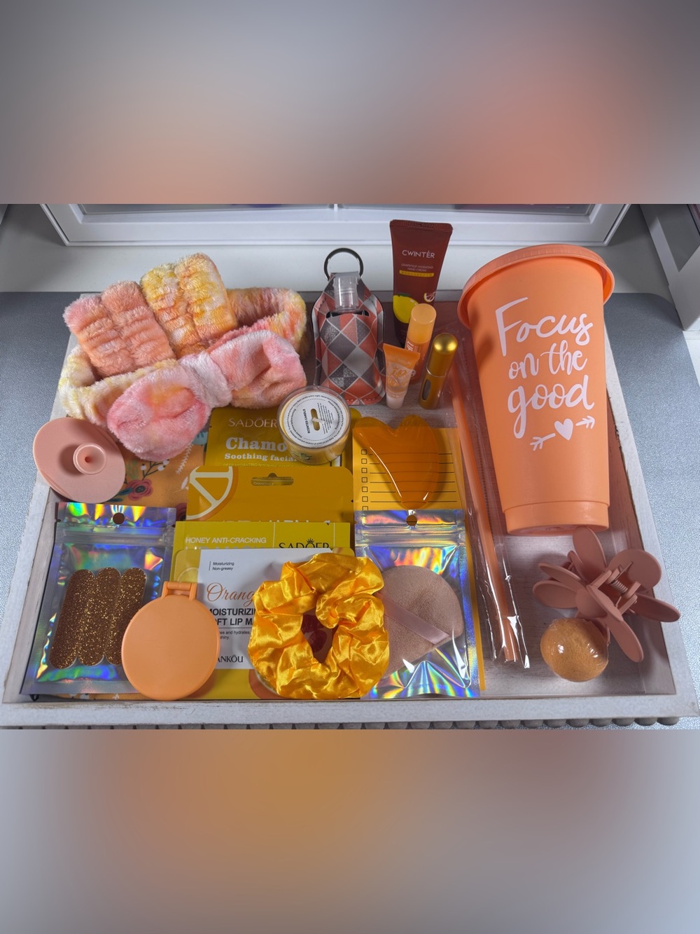 Self Care Bundle (23 items) in Orange NWT